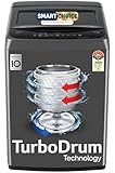 LG Smart Choice, 7 Kg, 5 Star, Smart Inverter Technology Fully Automatic Top Load Washing Machine (T70VBMB1Z, Auto Prewash, Turbodrum, Stainless Steel drum, LED Display, Smart Diagnosis Middle Black)